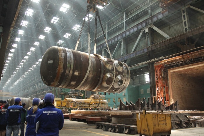 Новый корпус реактора ВВЭР-1200 для Белорусской АЭС отгрузят в конце октября.