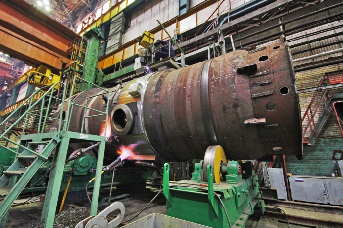 Завершена сборка корпуса второго реактора РИТМ-200 для головного ледокола.